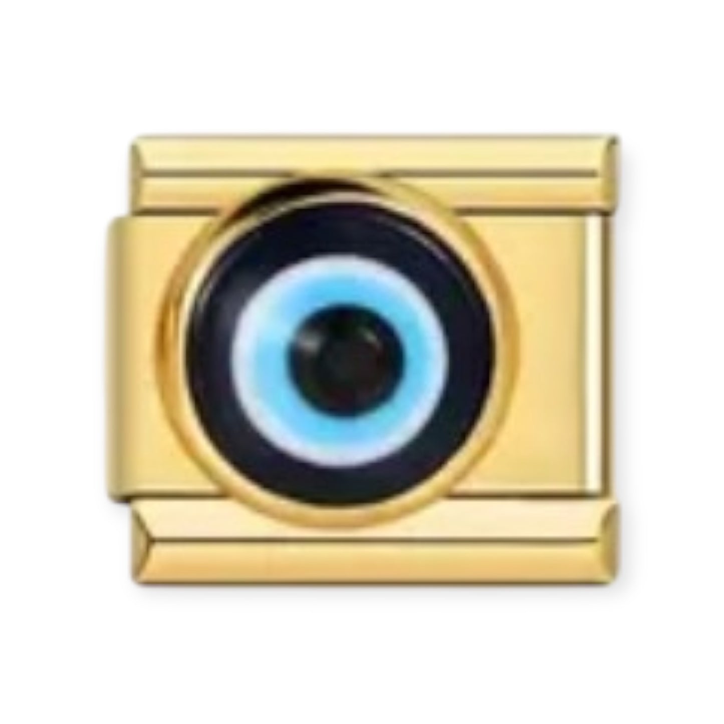 3D Gold Evil Eye Charm