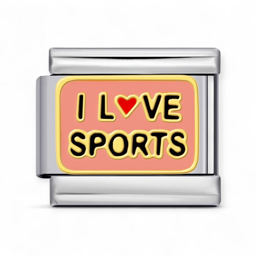Charm I Love Sports