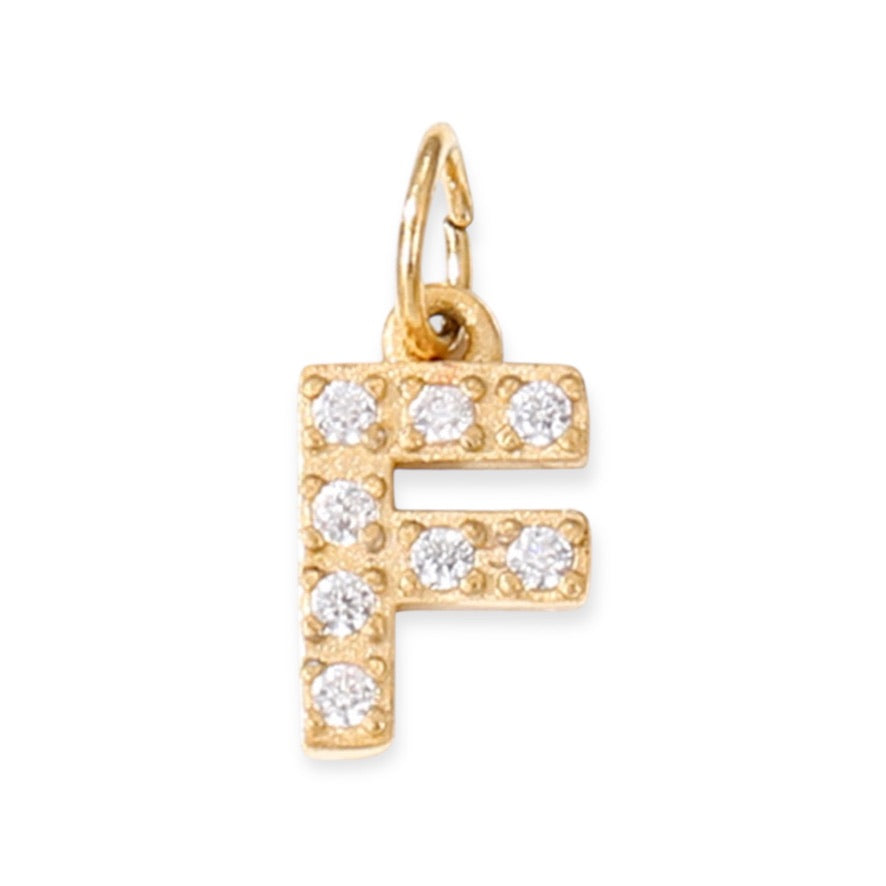 Initial Zirconia Pendant