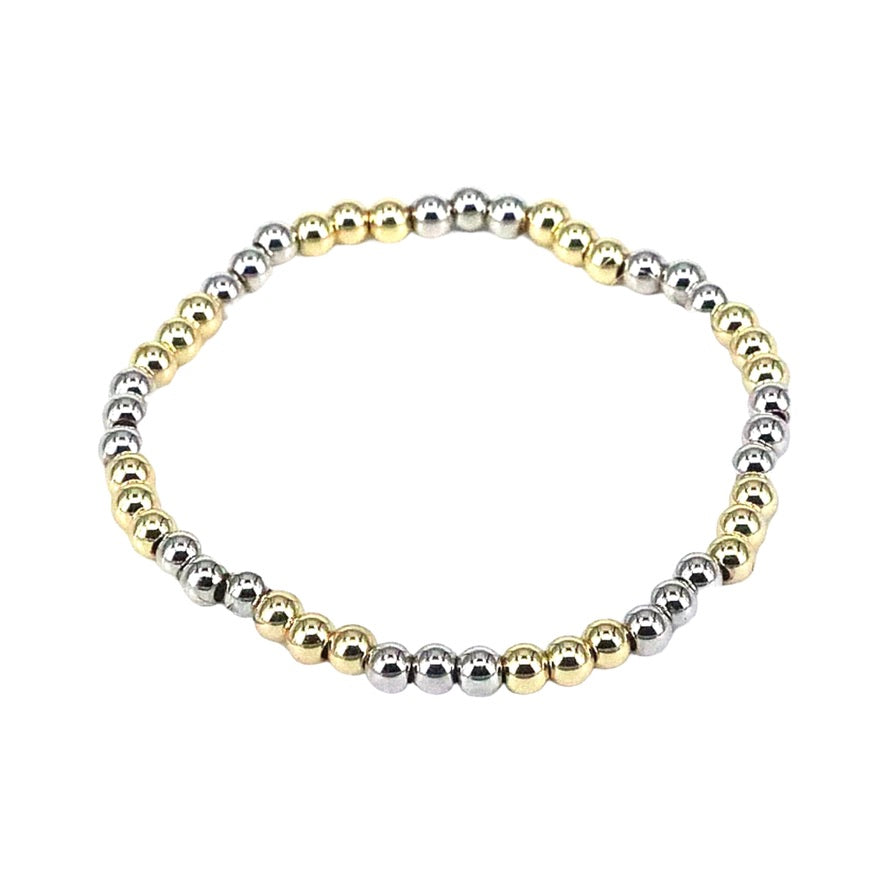 Pulsera Esfera Tri Silver & Gold