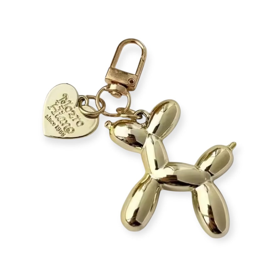 Bag Charm Perro Gold