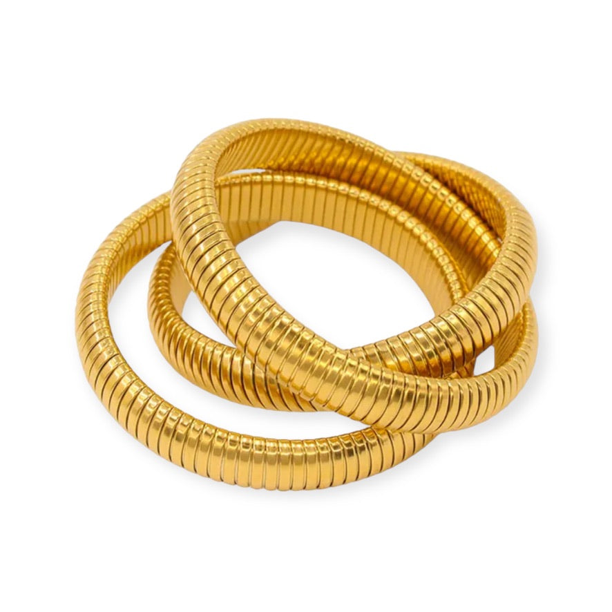 Pulsera Espiral Triple