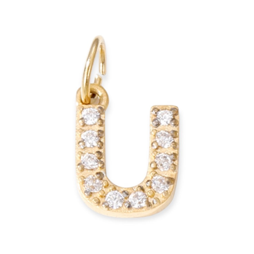 Initial Zirconia Pendant