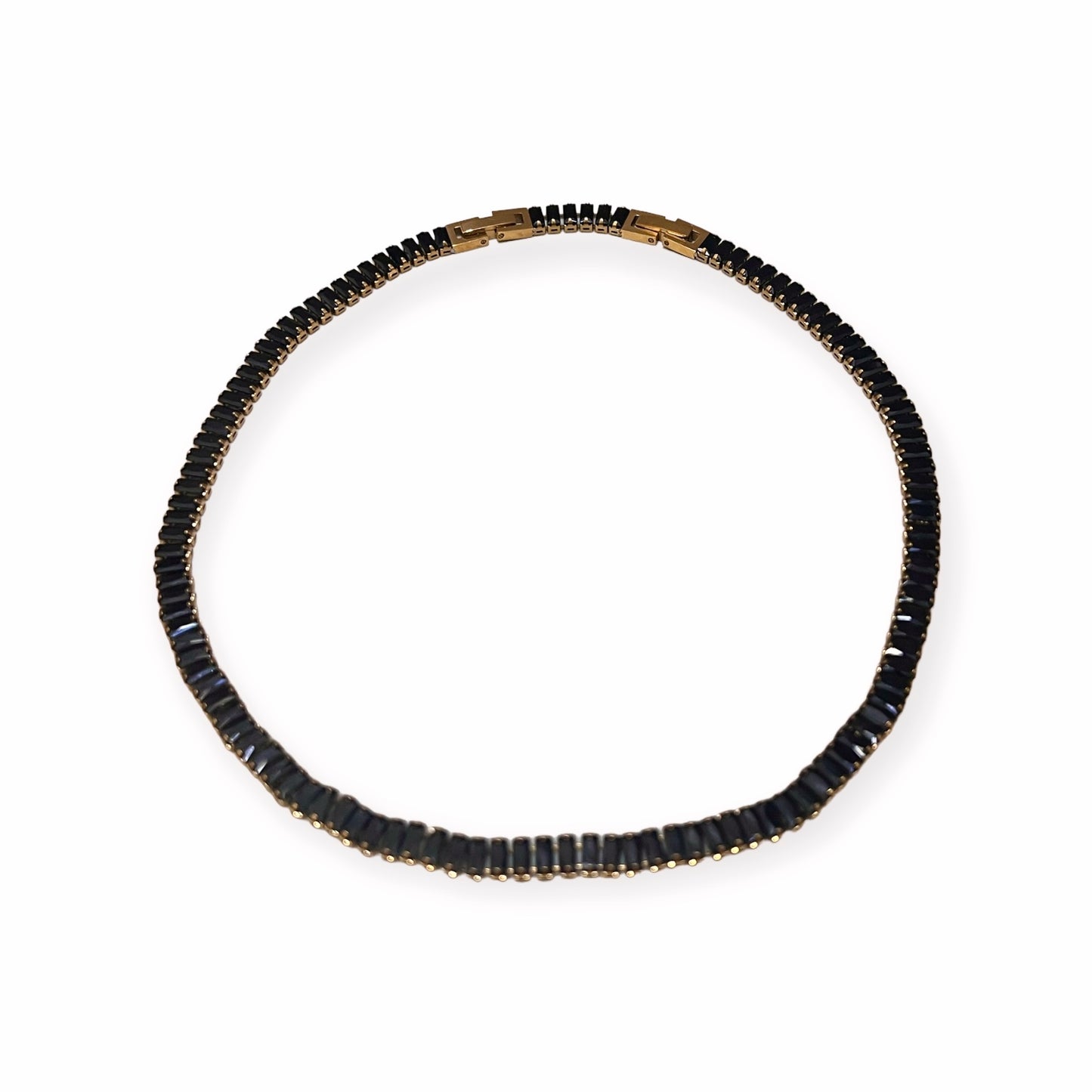Collar Tennis Baguette Gold Large