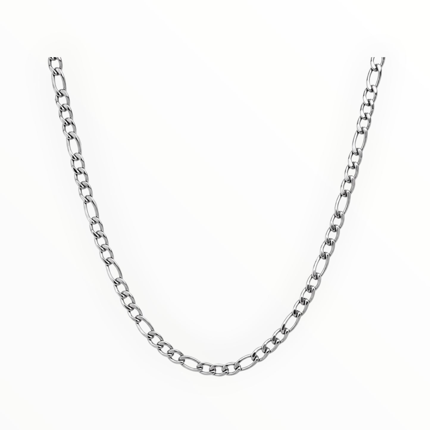 Cadena Eslabón Cartier Silver
