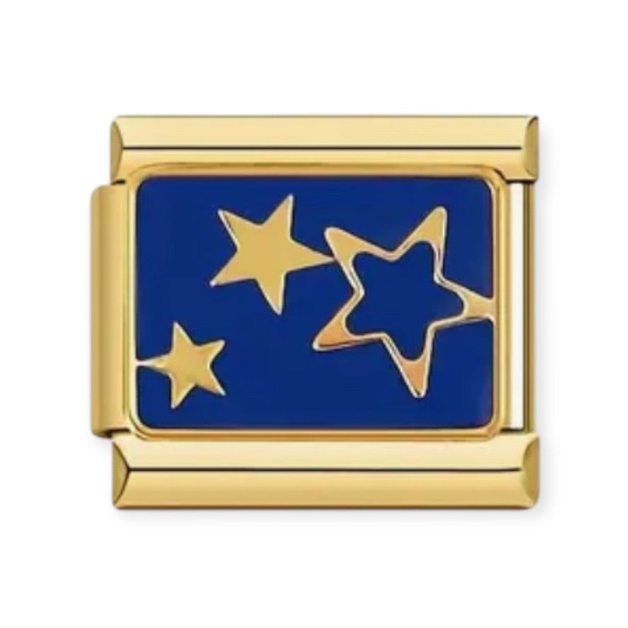 Charm Estrellas Doradas Gold