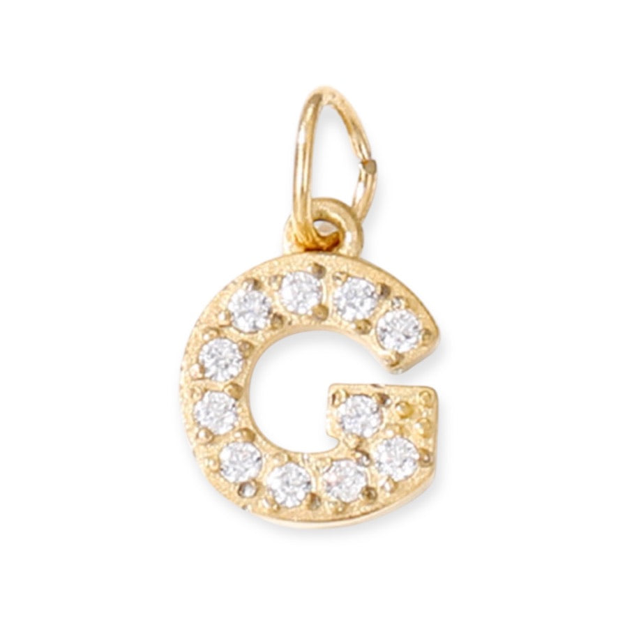 Initial Zirconia Pendant