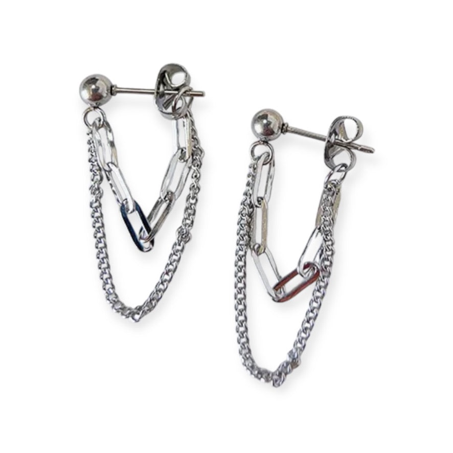 Double Chain Earrings