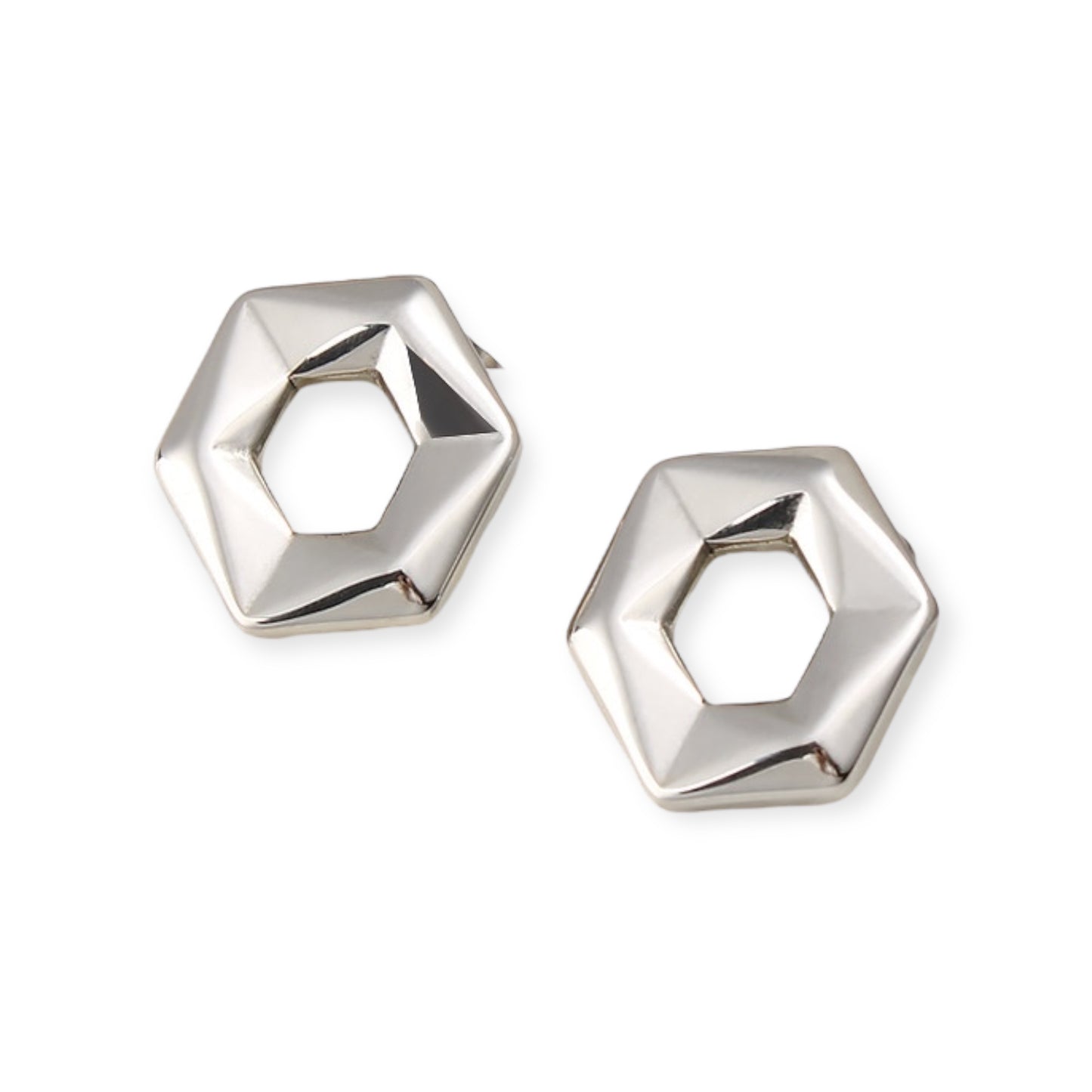 Hexagon Earrings