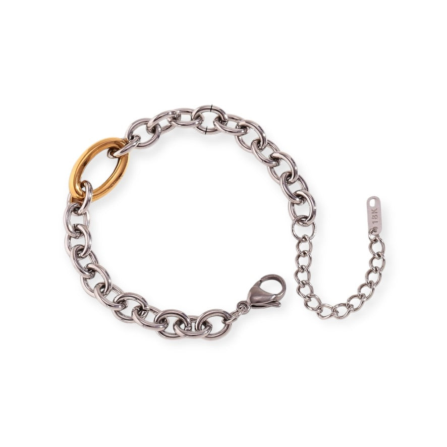Pulsera Eslabón Combinado