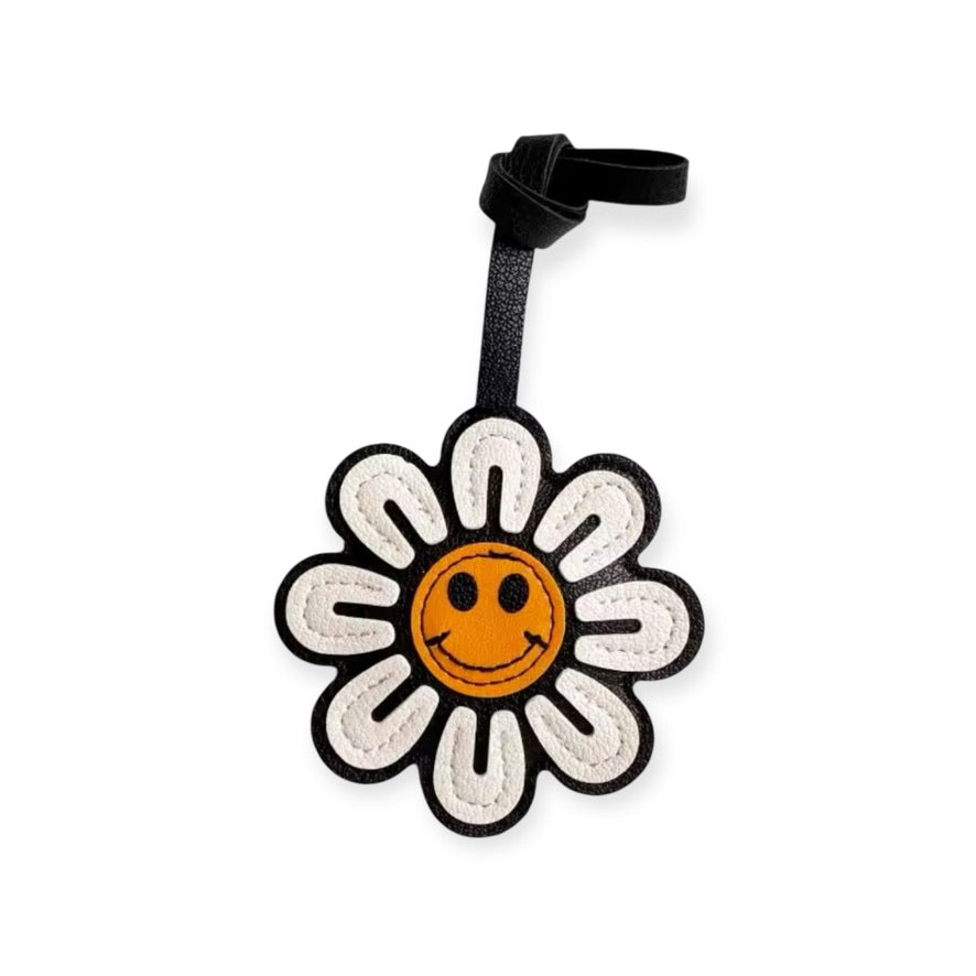 Bag Charm Flor Happy Face
