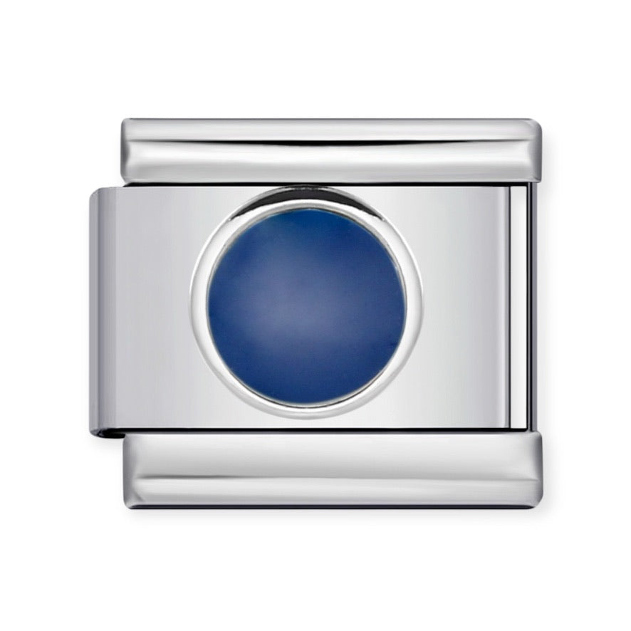 Blue Circle Charm