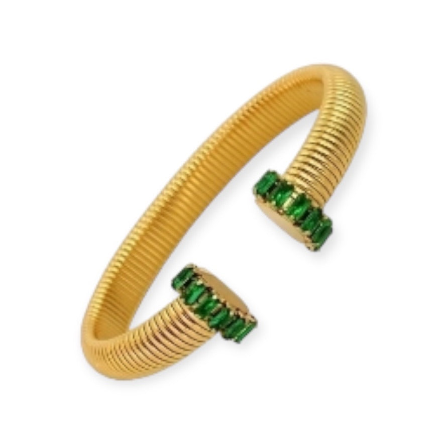 Pulsera Espiral Zirconia