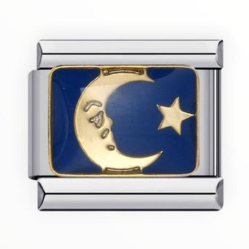 Moon Star Charm