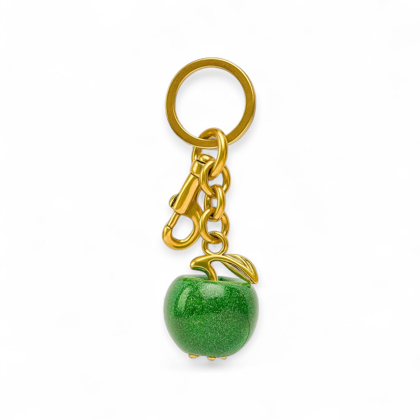Bag Charm Manzana Verde
