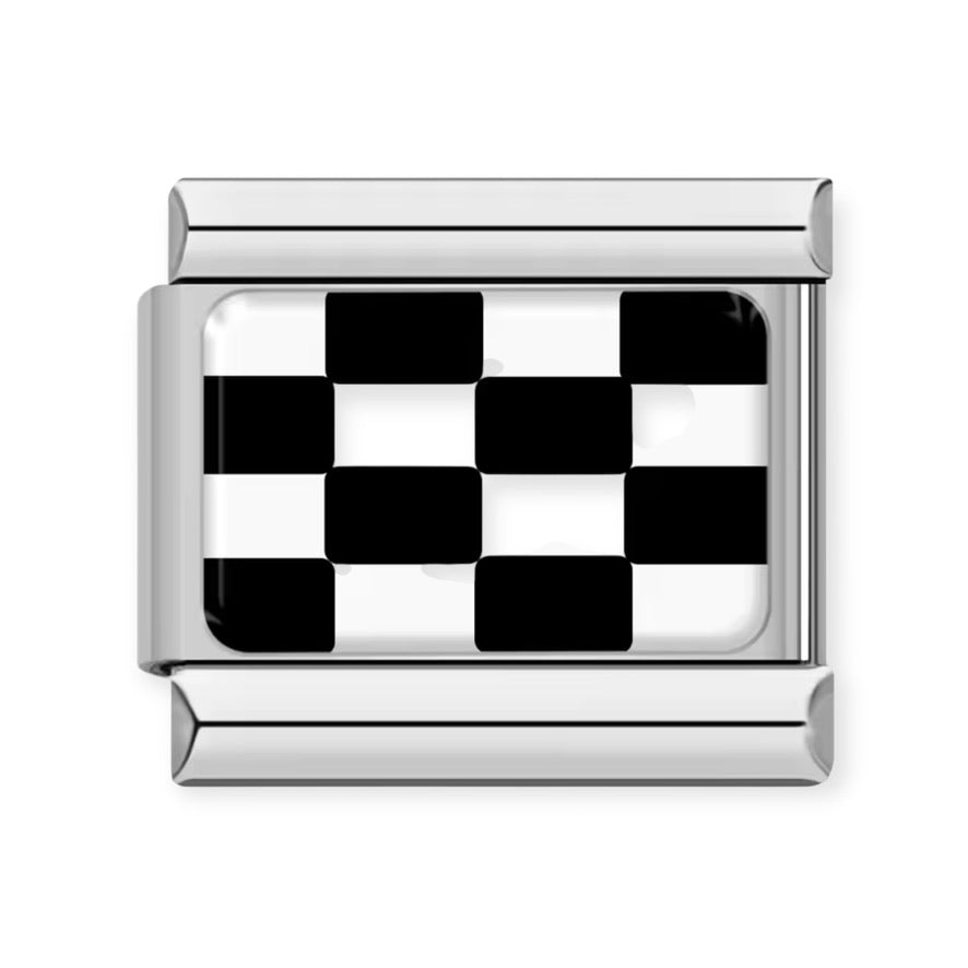 Charm Cuadros Negros y Blancos