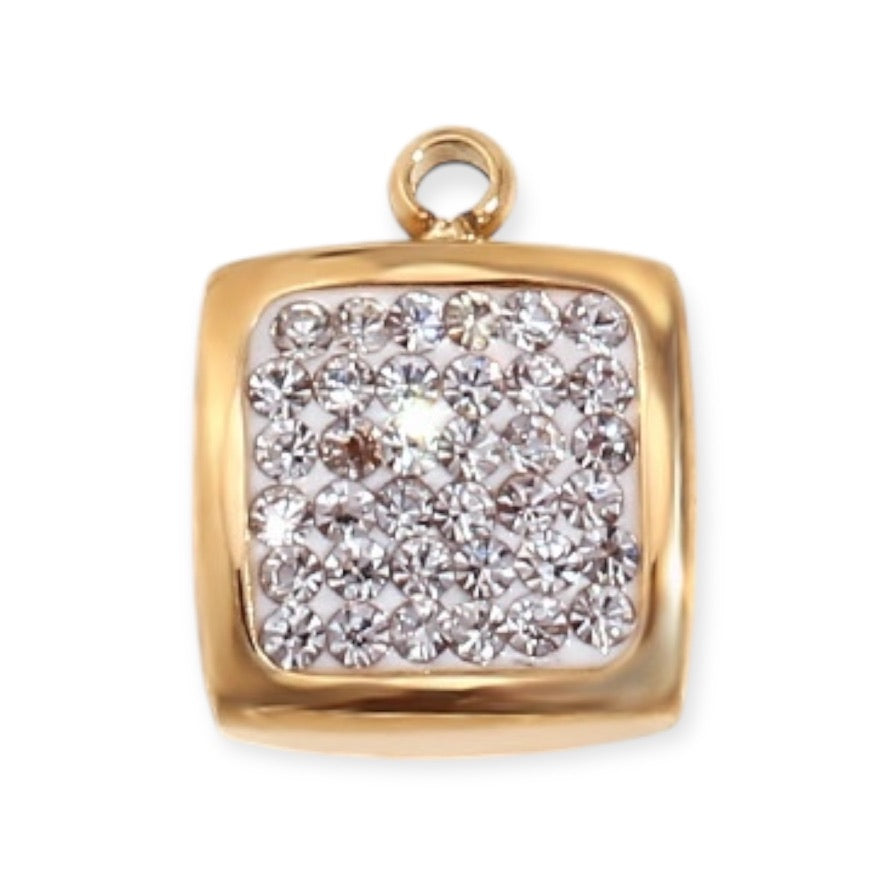 Square Zirconia Pendant