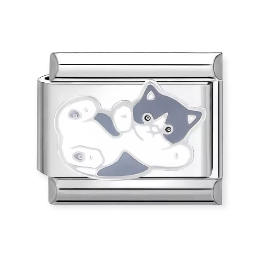 Gray Cat Charm