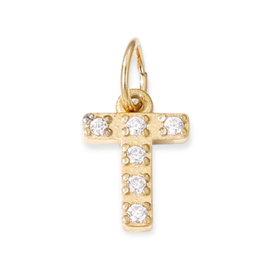 Initial Zirconia Pendant