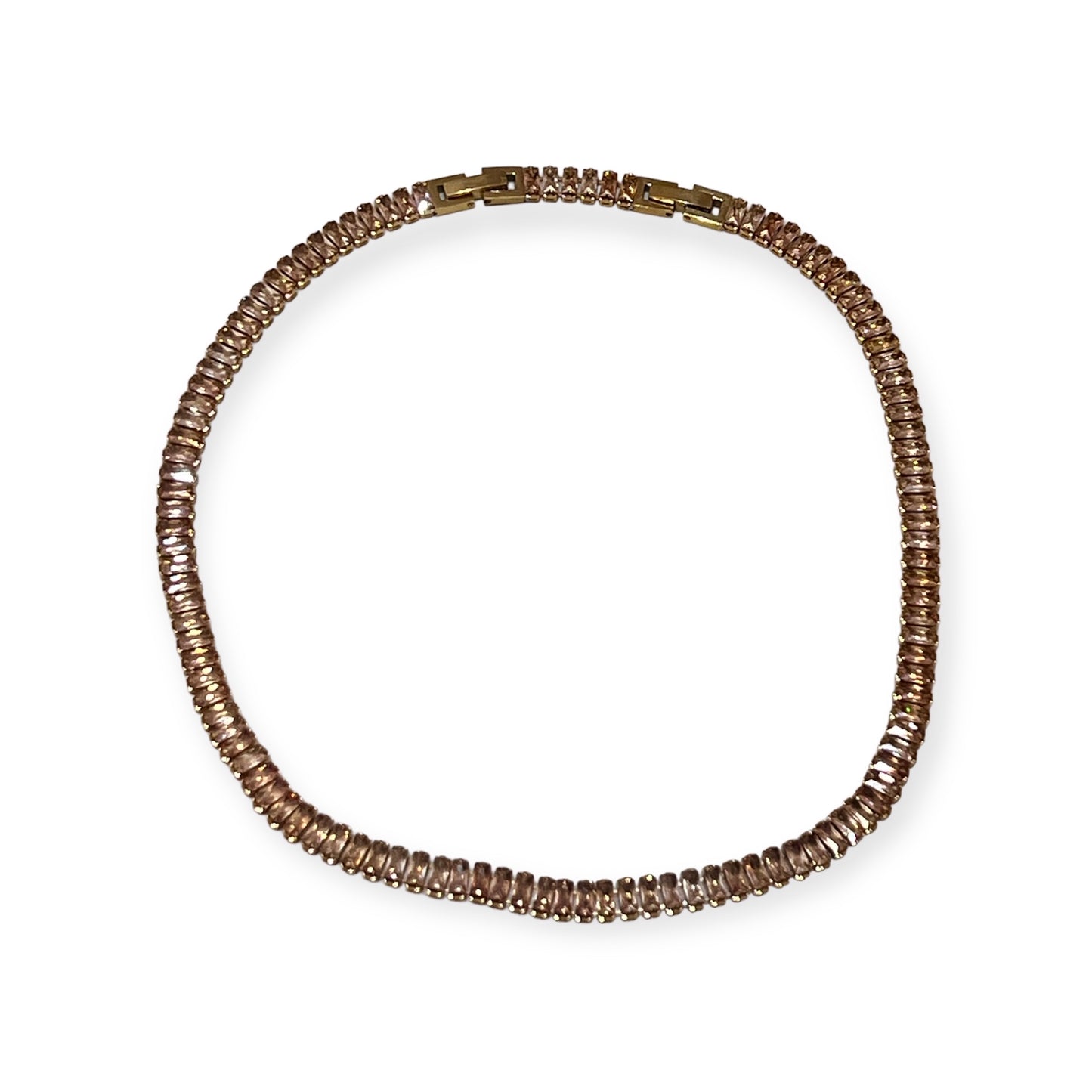 Collar Tennis Baguette Gold Large