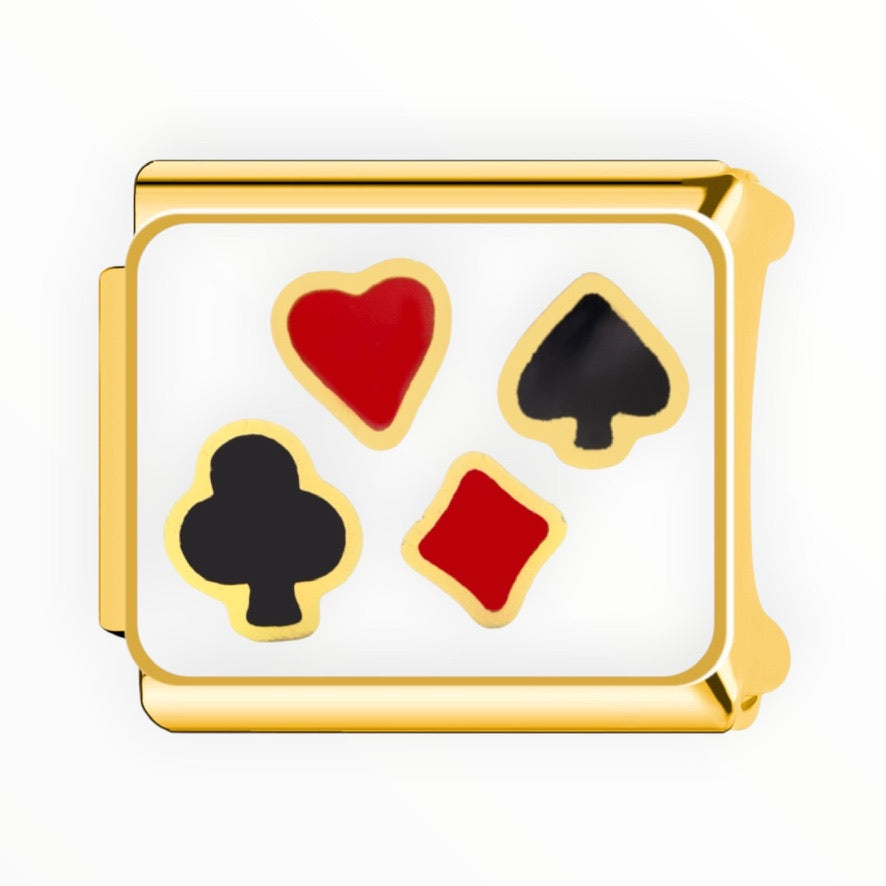 Charm Cartas Gold