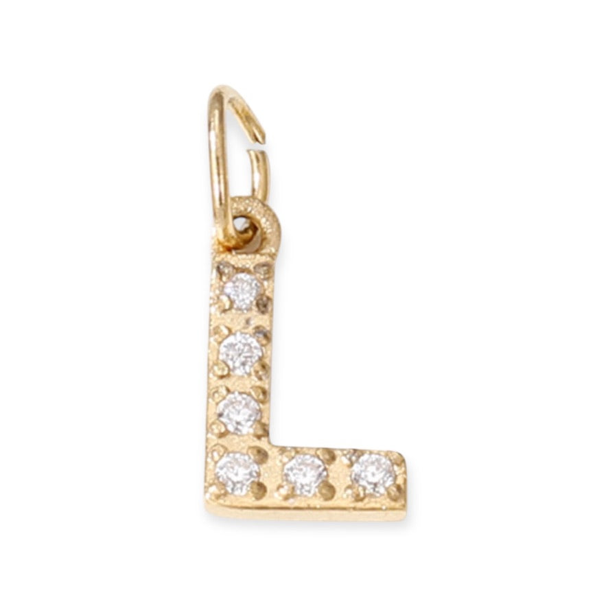Initial Zirconia Pendant