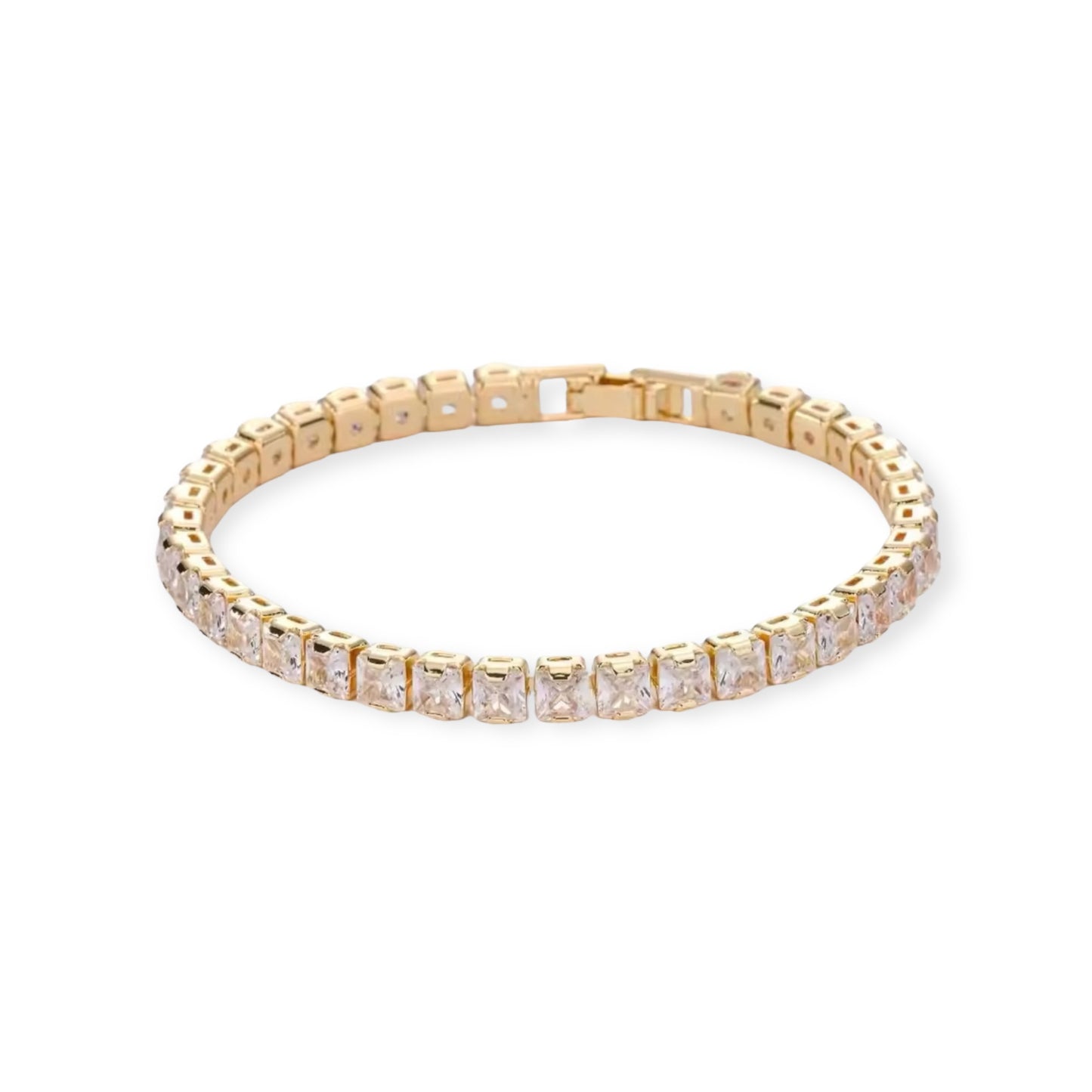 Pulsera Tennis Chunky Gold Large