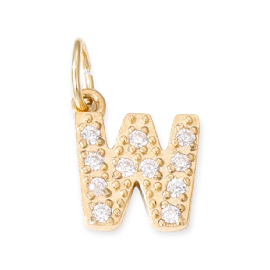 Initial Zirconia Pendant