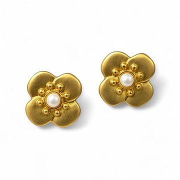 Aretes Flor de Oro