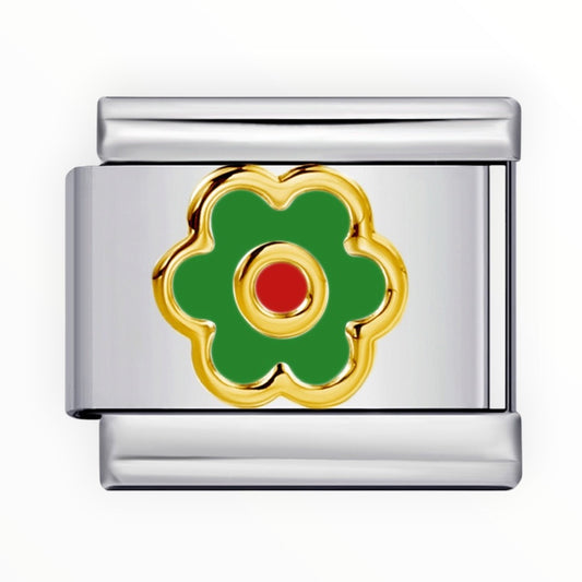 Charm Flor Esmeralda