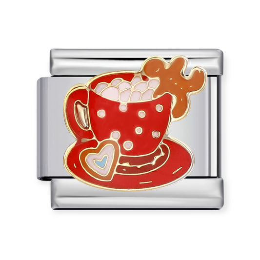 Charm Taza de Café Roja
