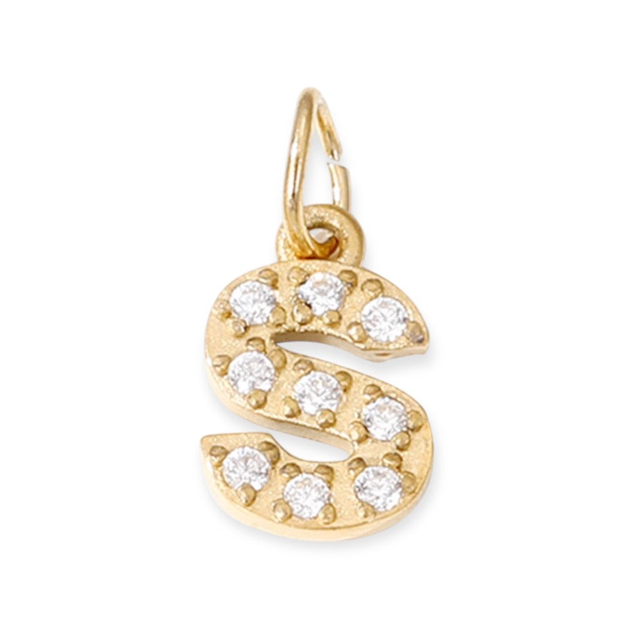 Initial Zirconia Pendant