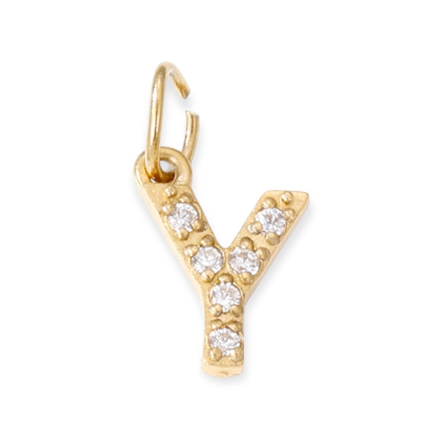 Initial Zirconia Pendant