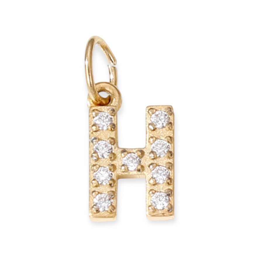 Initial Zirconia Pendant