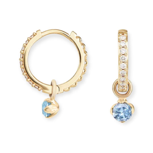 Birthstones Earrings Silver 925