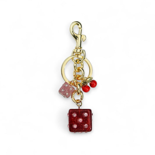 Bag Charm Lucky Cherry