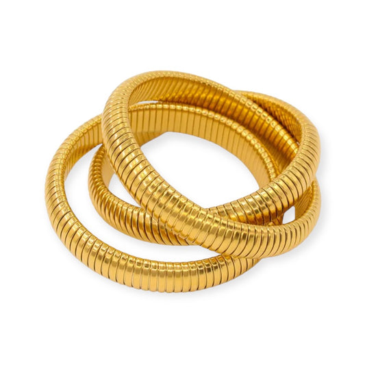 Pulsera Espiral Triple
