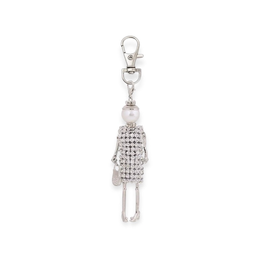Bag Charm Doll 4 Silver