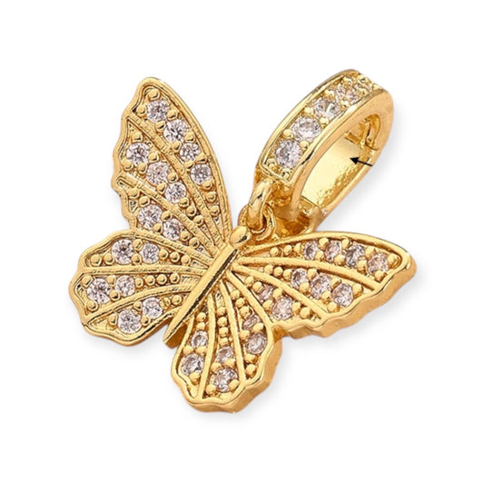 Zirconia Butterfly Pendant 2
