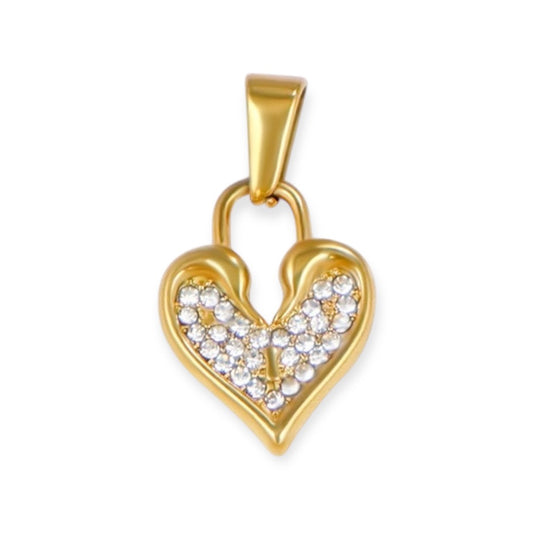 Dije Corazón Zirconia 4