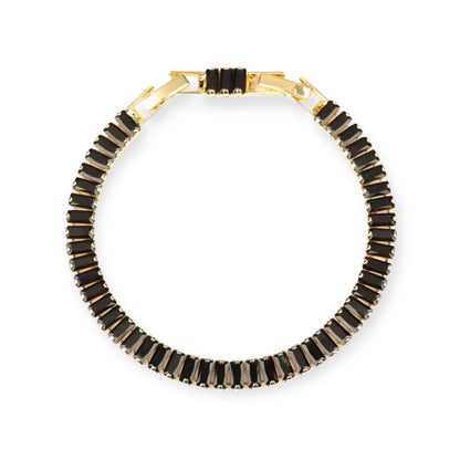 Pulsera Tennis Baguette Gold Large