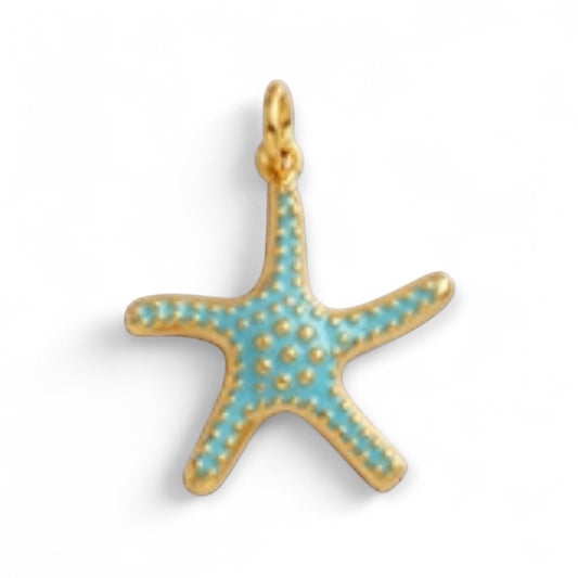 Dije Estrella de Mar Turquesa