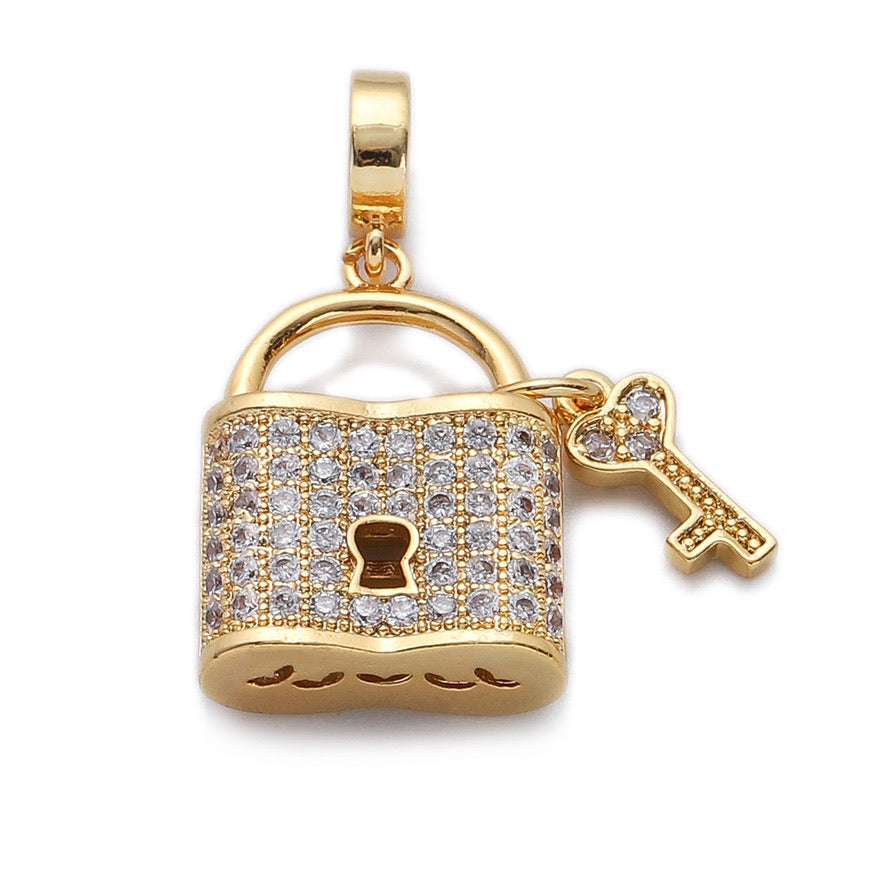 Padlock Key Pendant
