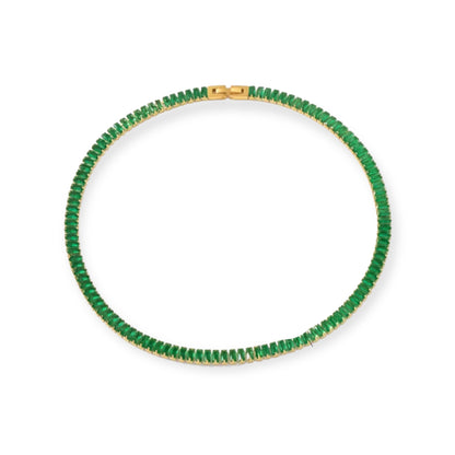 Collar Tennis Baguette Small Gold