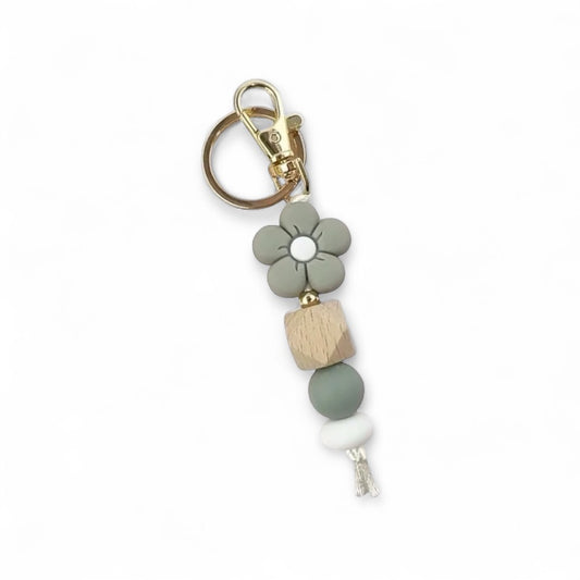 Bag Charm Flor Sage