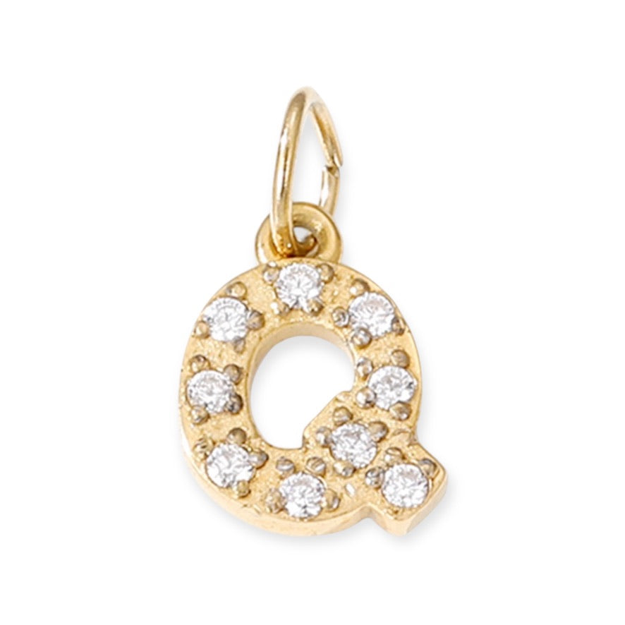 Initial Zirconia Pendant