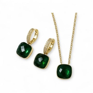 Set Cubo Verde Esmeralda
