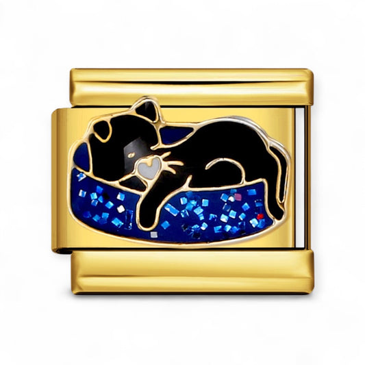 Charm Gato Gold