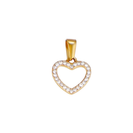 Dije Corazón Zirconia Mini