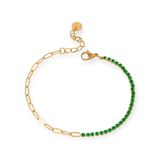 Pulsera Tennis Mix Acero